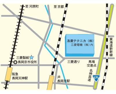 洛菱テクニカ本社地図